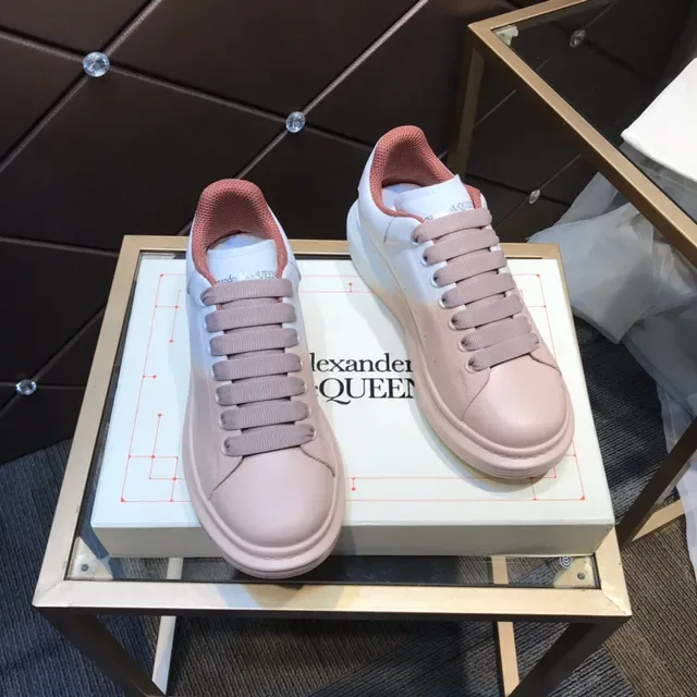 Alexander McQueen Oversized Sneaker White to Beige Gradient Lifestyle Sneakers 6