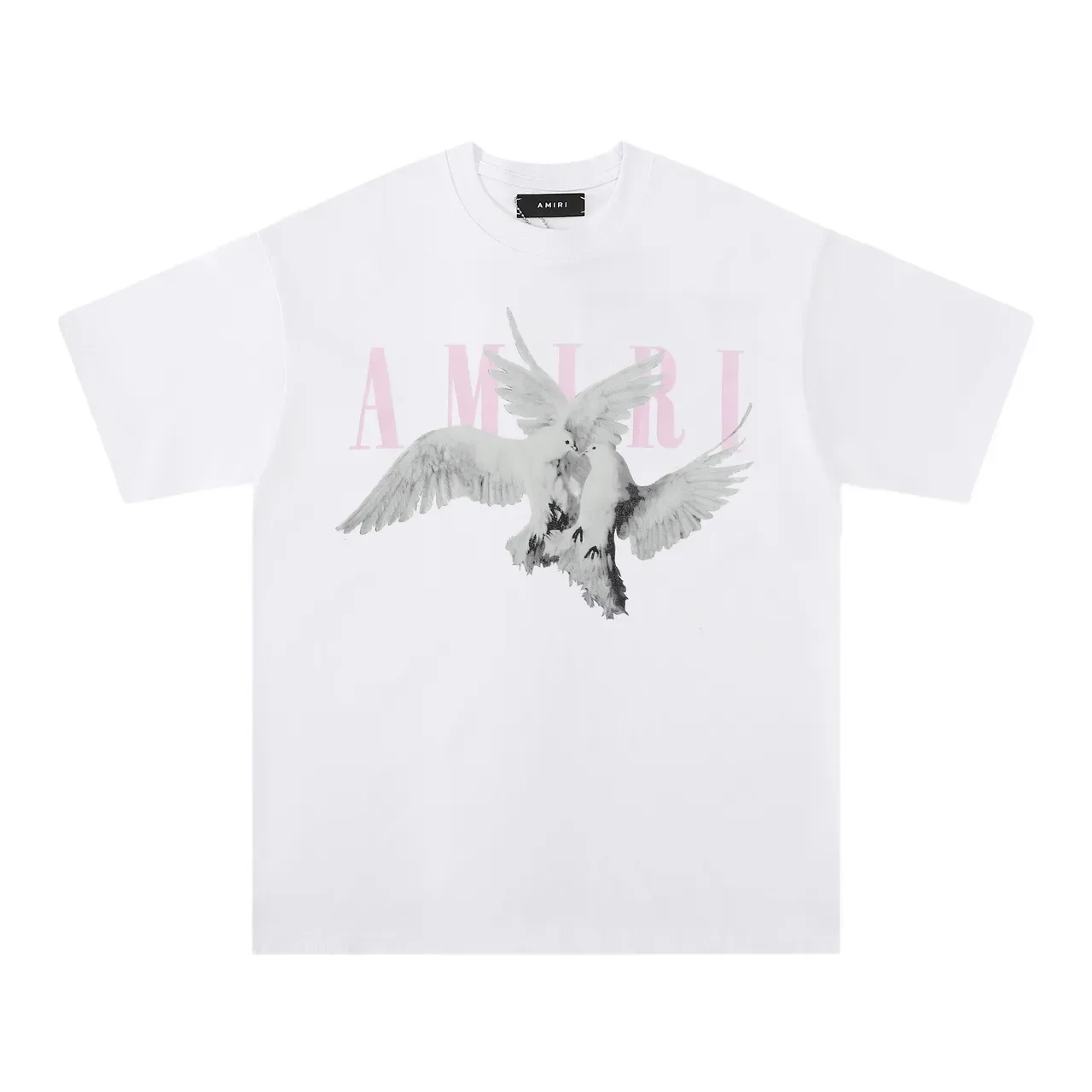 Amiri Dove Graphic Print Oversized T-Shirt 8