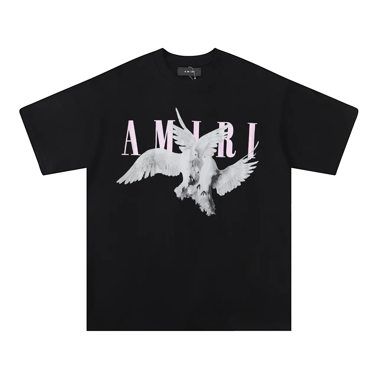 Amiri Dove Graphic Print Oversized T-Shirt 10