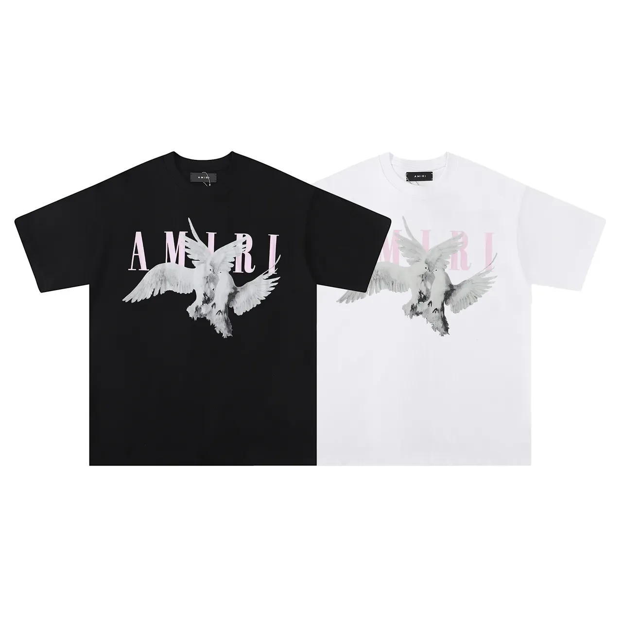 Amiri Dove Graphic Print Oversized T-Shirt 11
