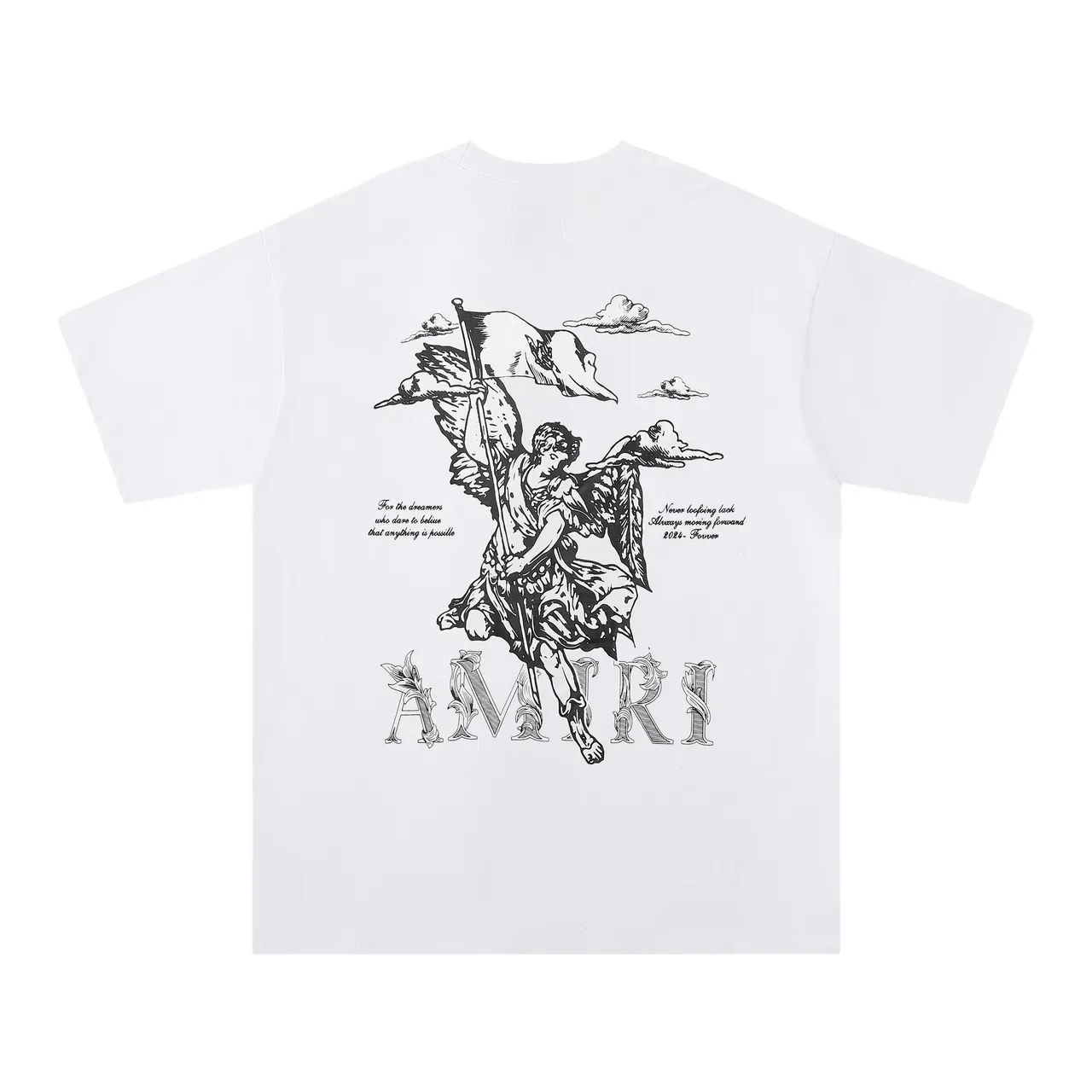 Amiri Graphic Angel Print Oversized T-Shirt 2