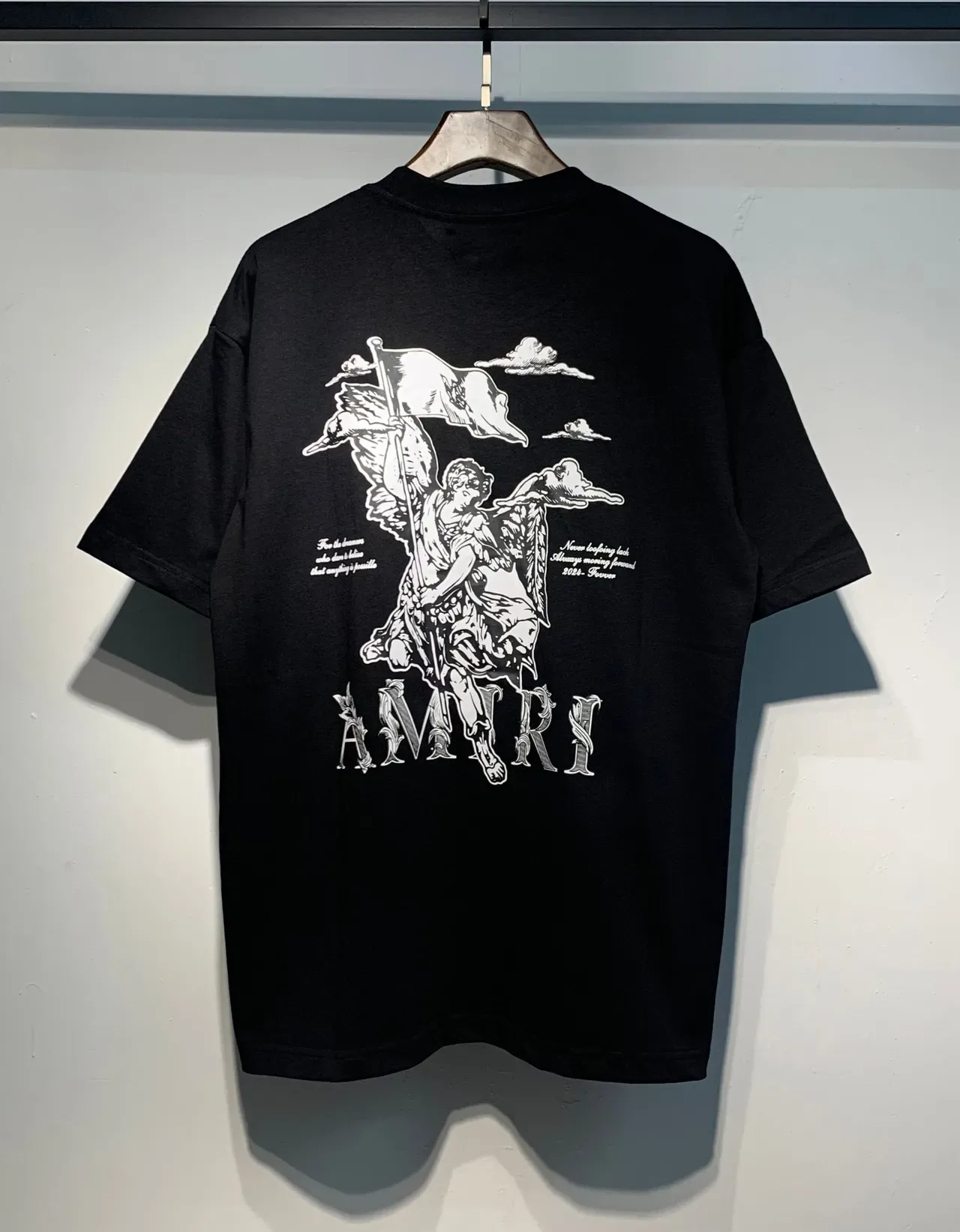 Amiri Graphic Angel Print Oversized T-Shirt 12