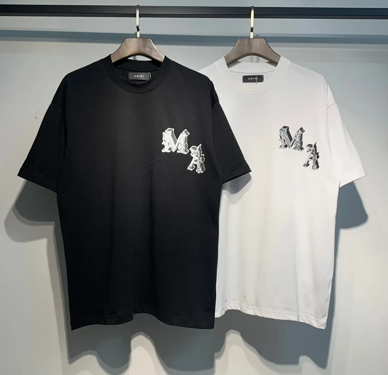 Amiri Graphic Angel Print Oversized T-Shirt 14