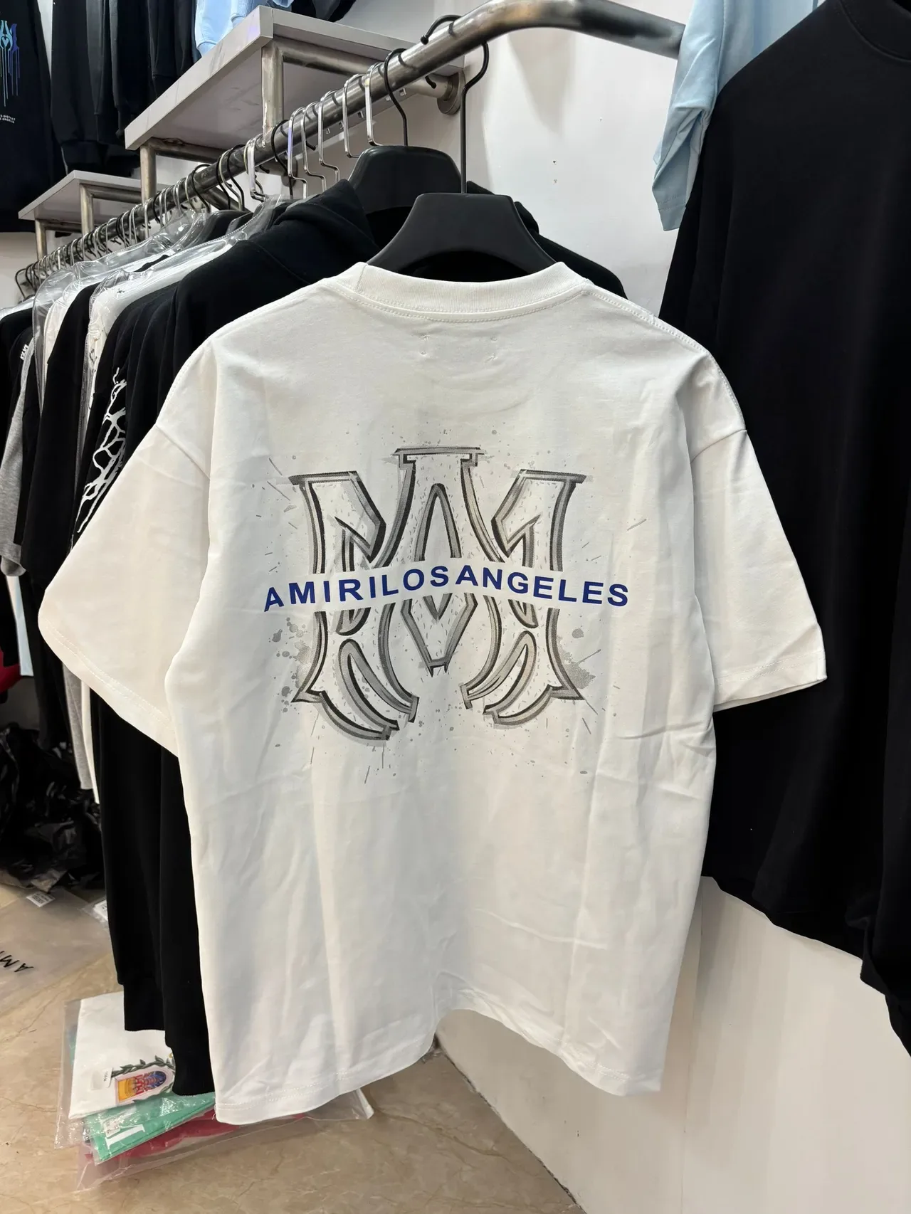 Amiri Graphic Print Distressed Monogram T-Shirt 13