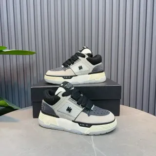 Amiri MA Court Gray Black Lifestyle Sneakers