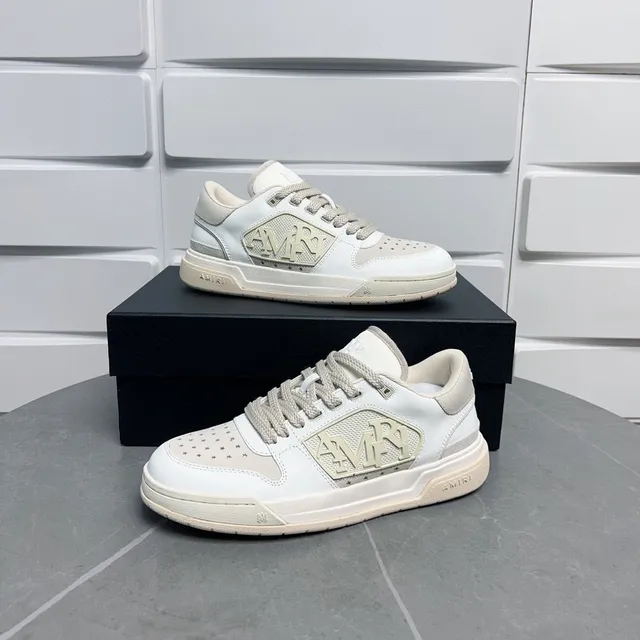 Amiri MA Court Sneakers Lifestyle Blanc Beige 6