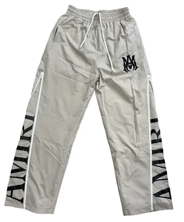 Amiri Track Pant Black White Side-Zip Pants 2