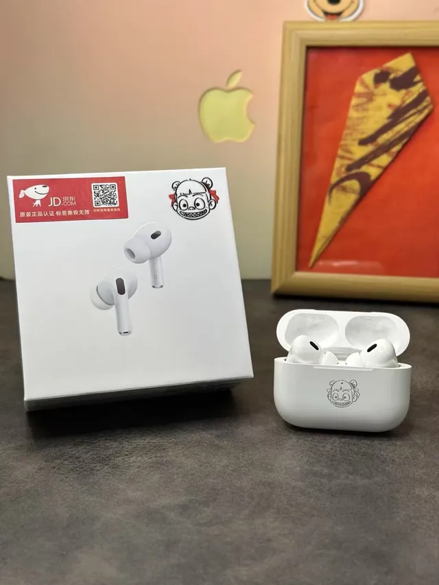 Apple AirPods Pro (2nd generation) White Almofadas de silicone de estilo haste compacta TWS Earbuds 3