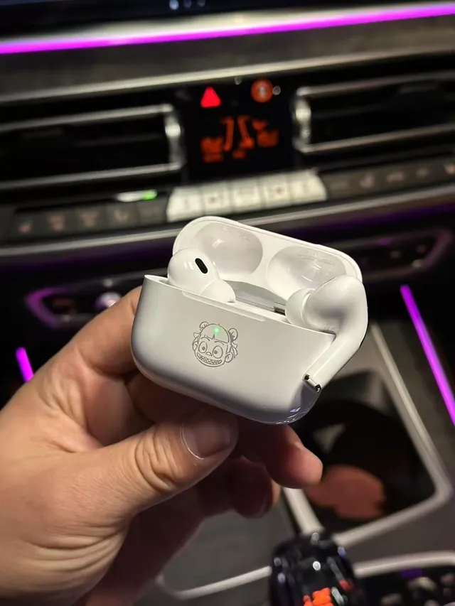 Apple AirPods Pro (2nd generation) White Almofadas de silicone de estilo haste compacta TWS Earbuds 6