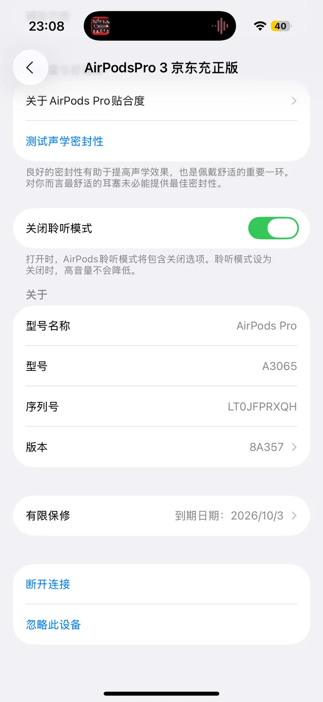 Apple AirPods White Stem-Style Open-Fit TWS Earbuds 6