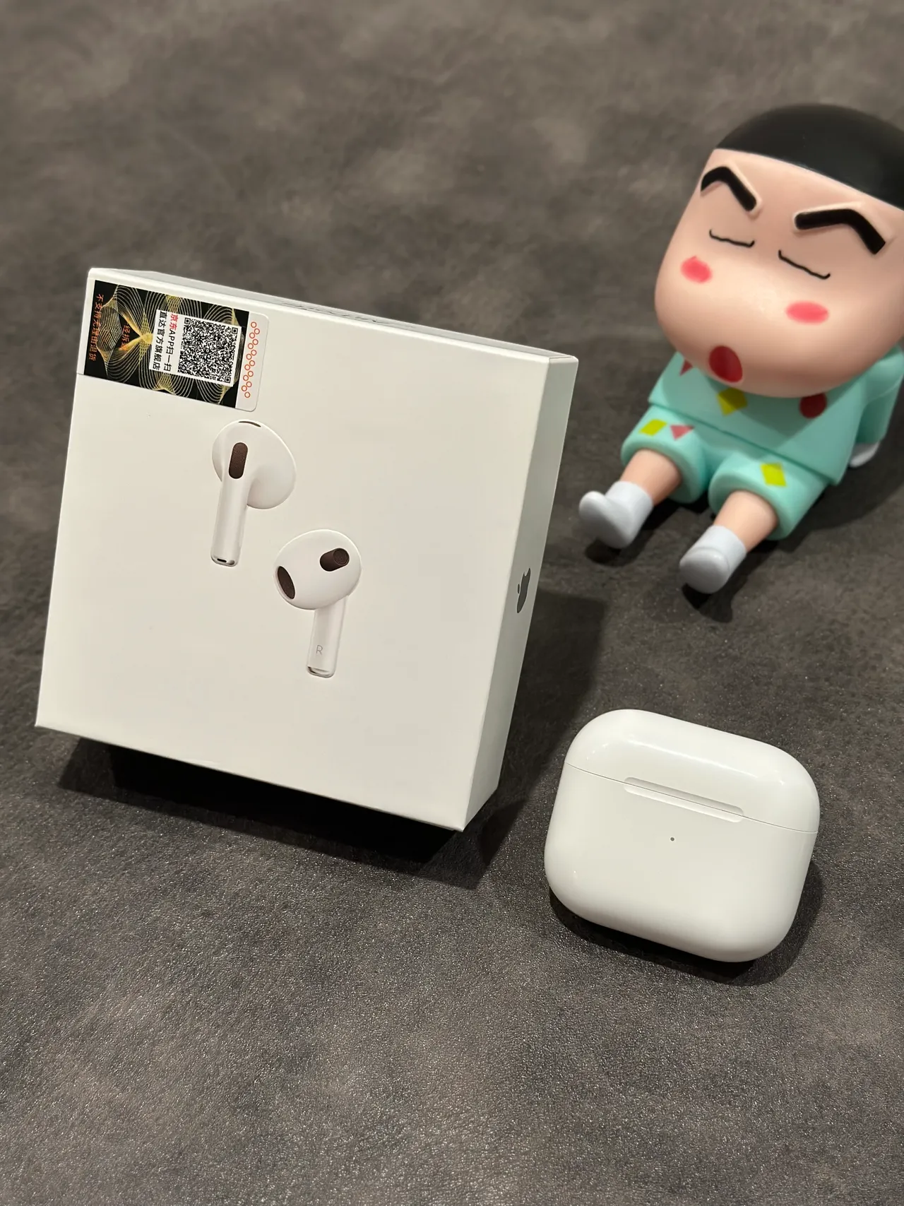 Apple AirPods Fones de Ouvido Brancos Estilo Haste Open-Fit TWS 3