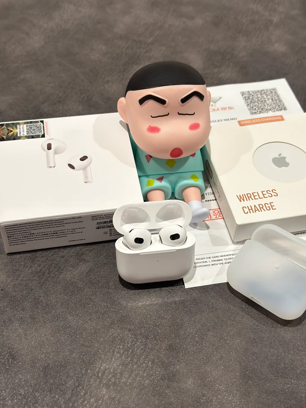 Apple AirPods Fones de Ouvido Brancos Estilo Haste Open-Fit TWS 4