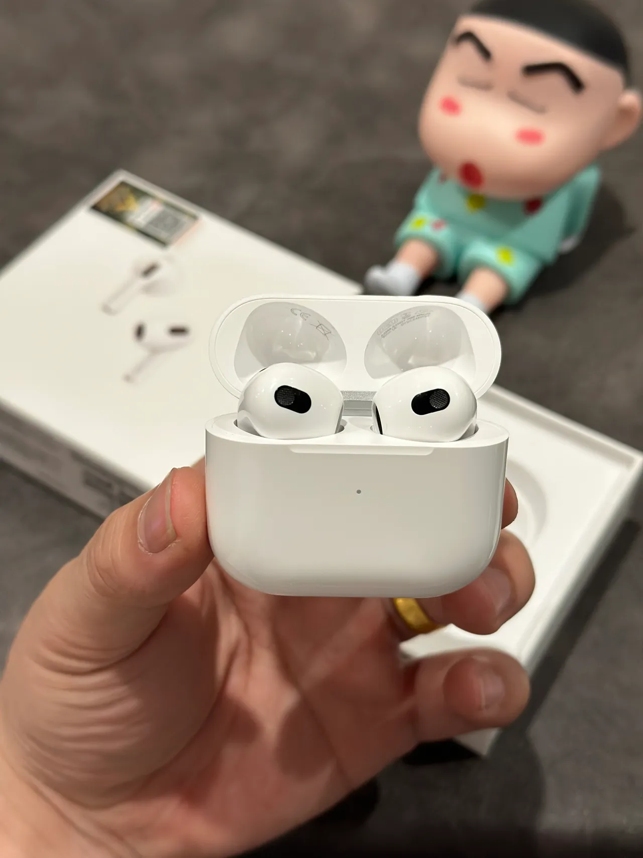 Apple AirPods Fones de Ouvido Brancos Estilo Haste Open-Fit TWS 5