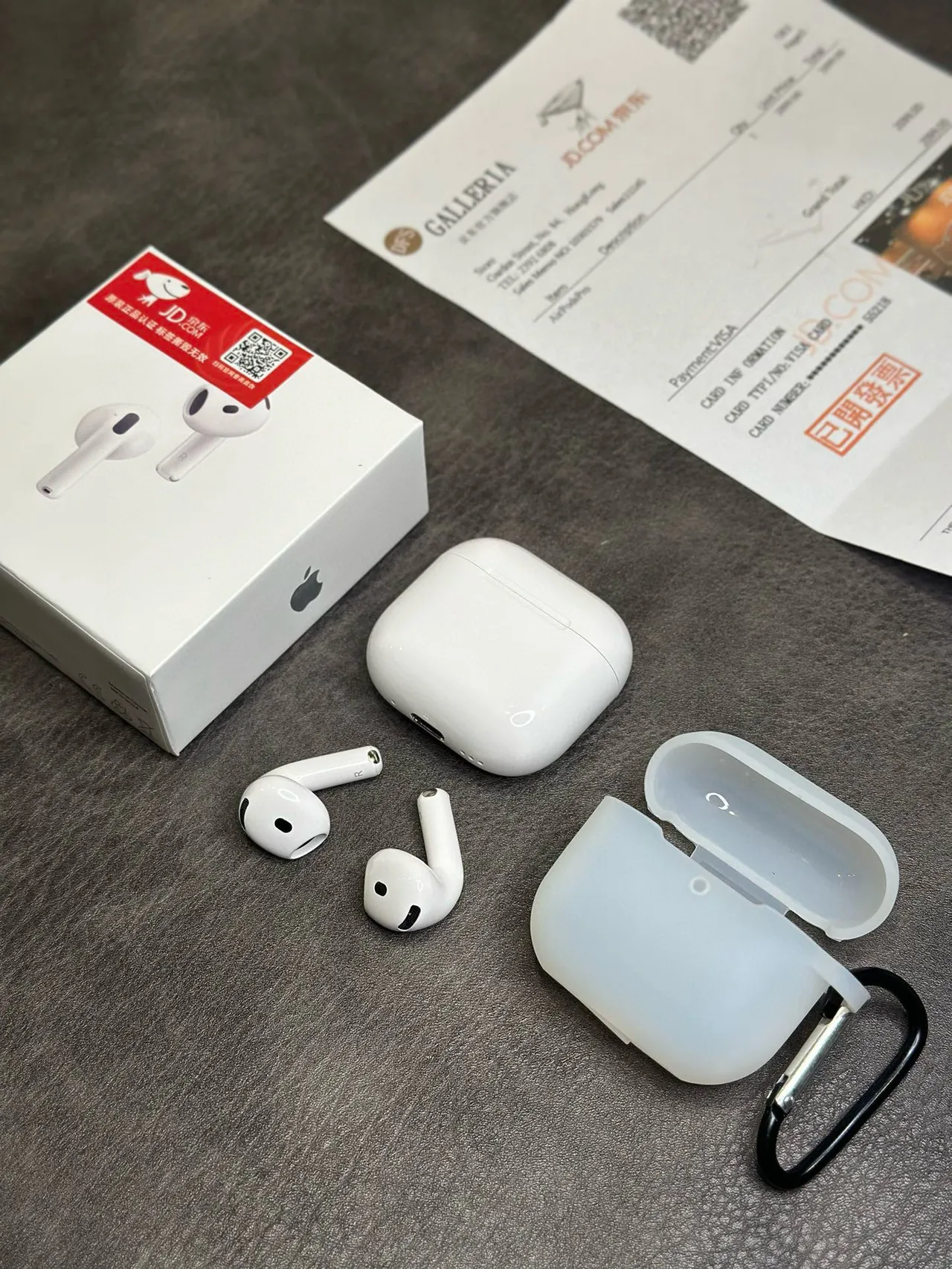 Apple White Black Stem-Style Compact TWS Earbuds 3