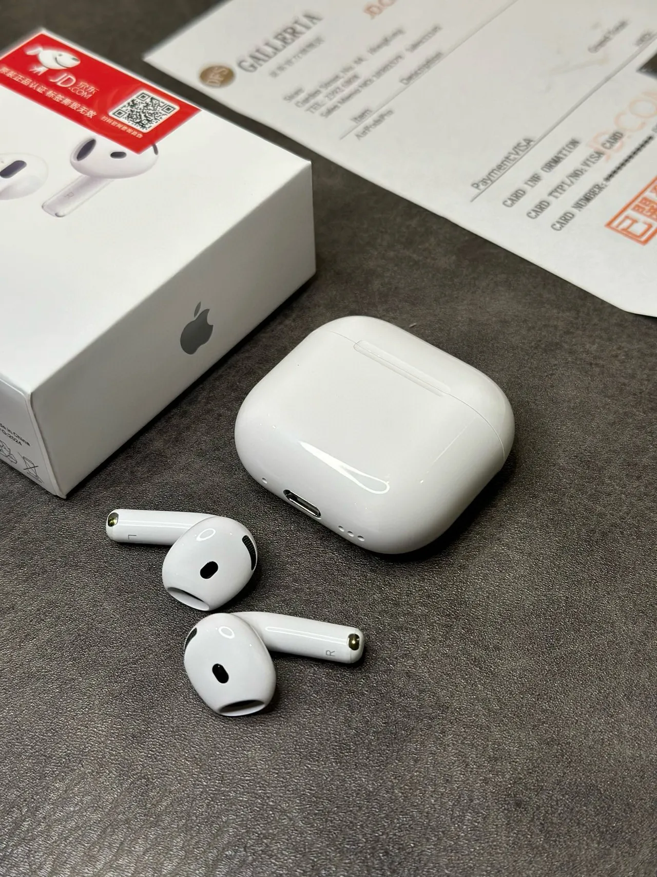 Apple White Black Stem-Style Compact TWS Earbuds 7