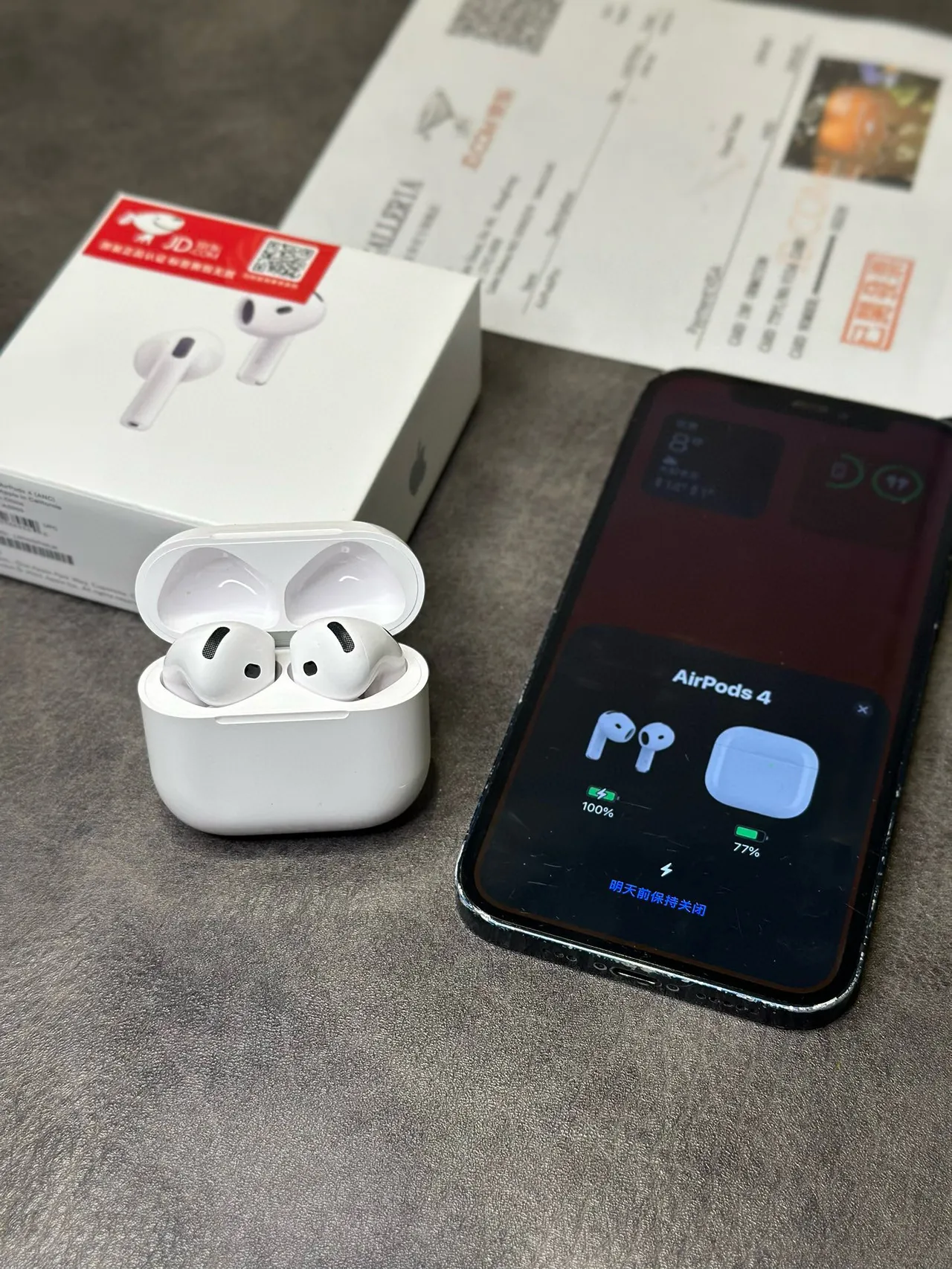Apple White Black Stem-Style Compact TWS Earbuds 9