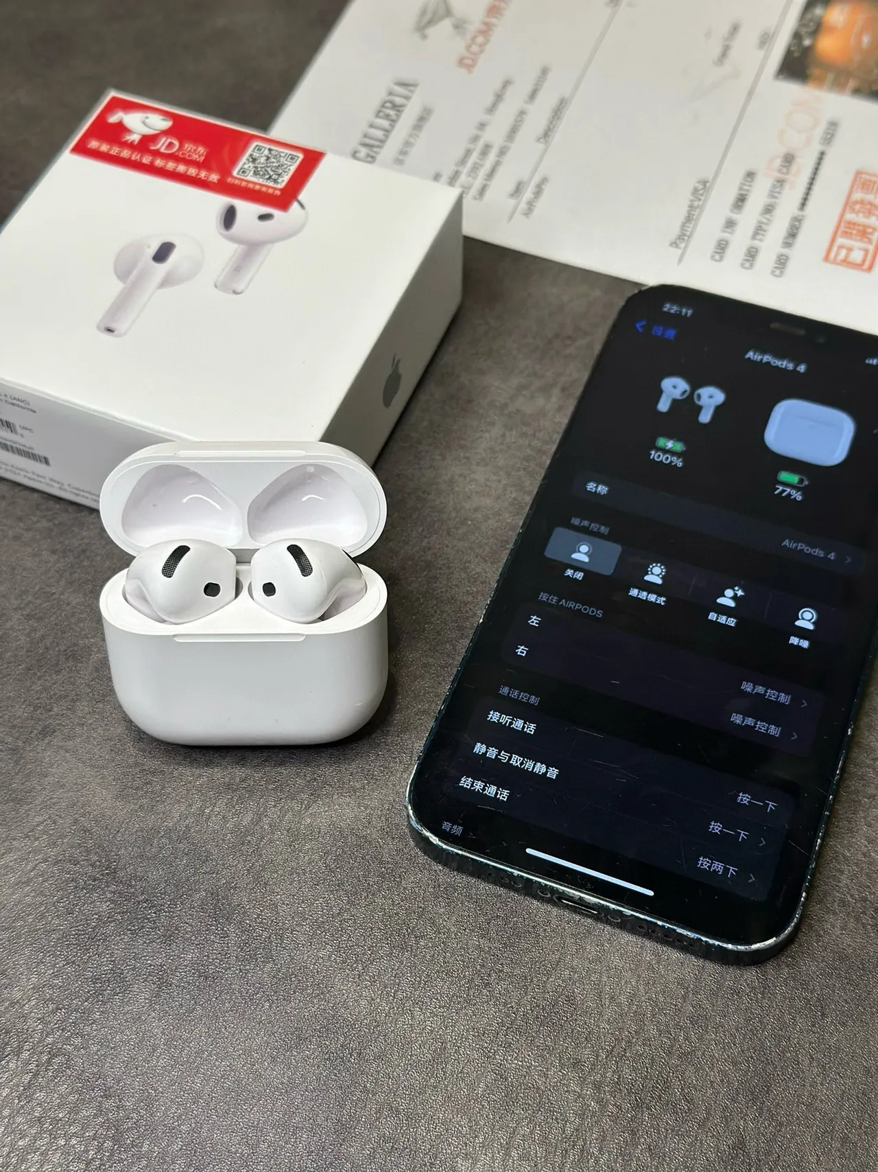 Apple White Black Stem-Style Compact TWS Earbuds 10