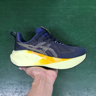 ASICS FF Blast MAX Navy and Yellow Running Shoes