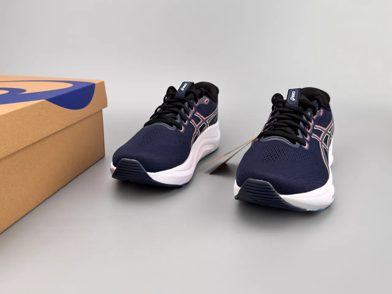 ASICS Gel-Kayano 32 marine rose upper en knit ingénieré rayures tigre multicolores chaussures de running 2