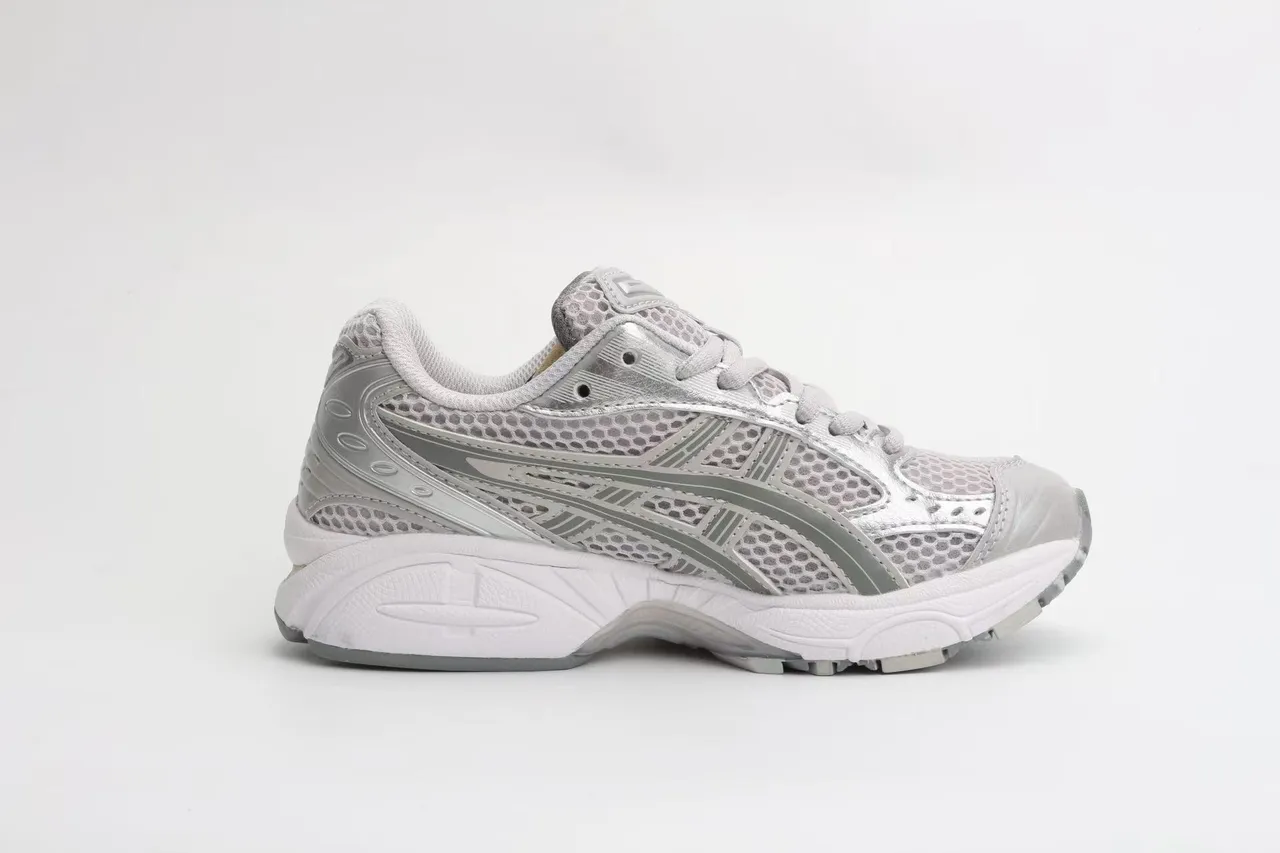 ASICS Gel-Kayano Metallic Silver Running Shoes 2