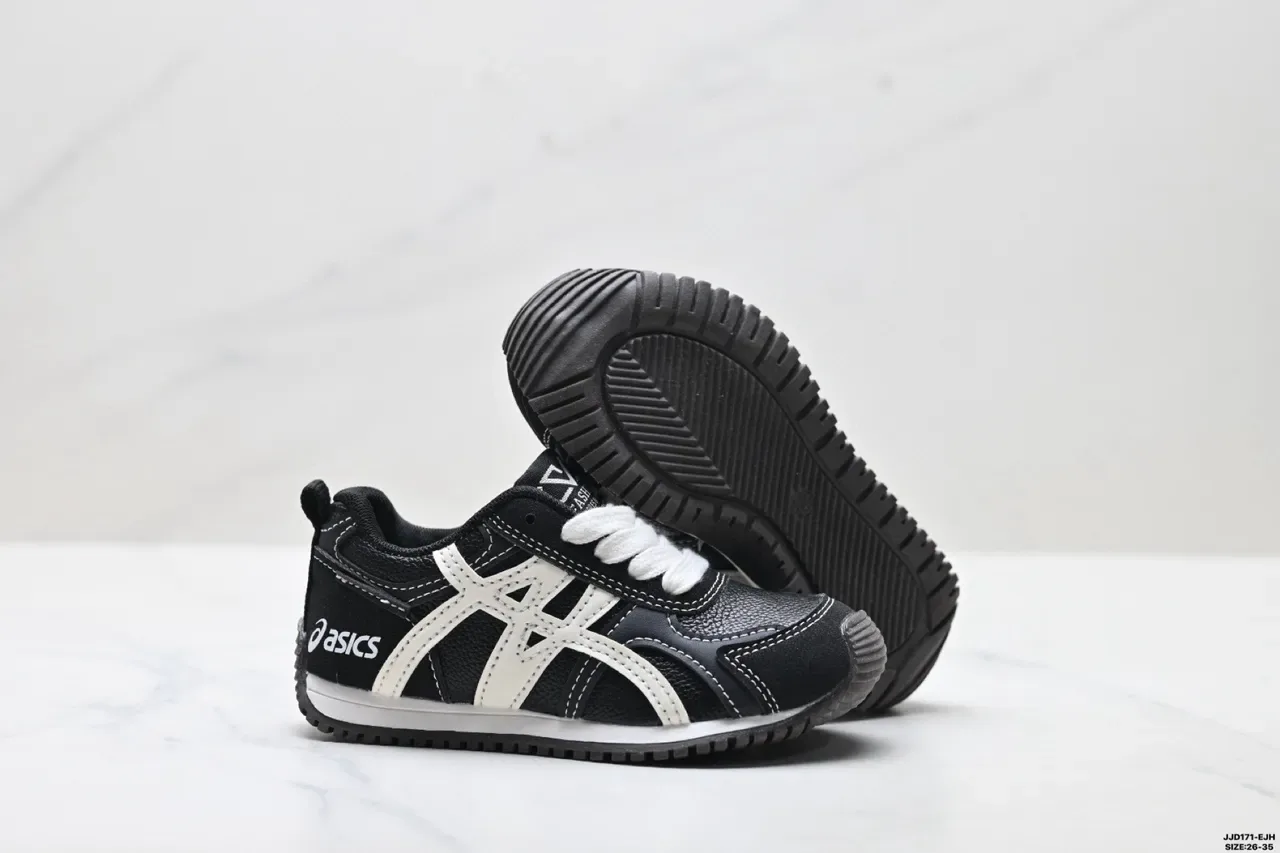 ASICS Chaussures lifestyle rouges et blanches rétro runner silhouette cousues superpositions synthétiques 16