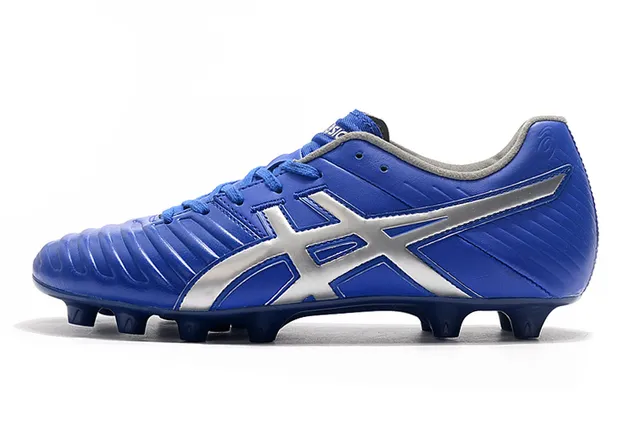 ASICS Blanc Or Chaussures de football à coupe basse supérieure en synthétique superposée de rayures de tigre sur terrain ferme 11