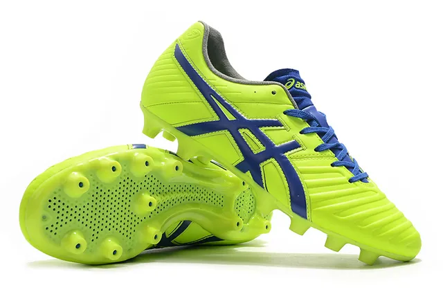 ASICS Blanc Or Chaussures de football à coupe basse supérieure en synthétique superposée de rayures de tigre sur terrain ferme 15