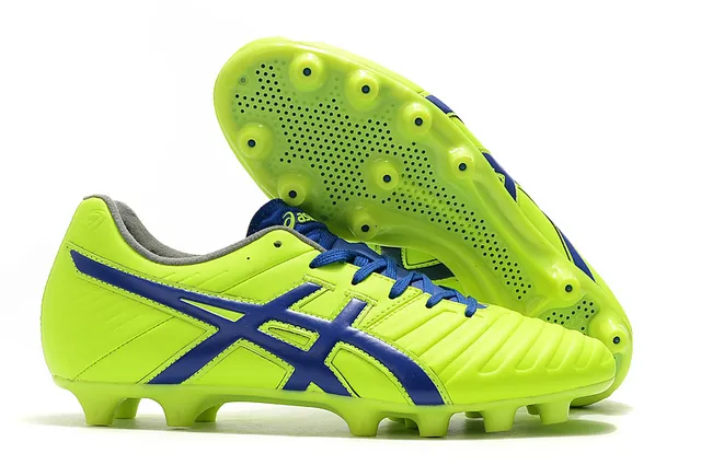 ASICS Blanc Or Chaussures de football à coupe basse supérieure en synthétique superposée de rayures de tigre sur terrain ferme 19