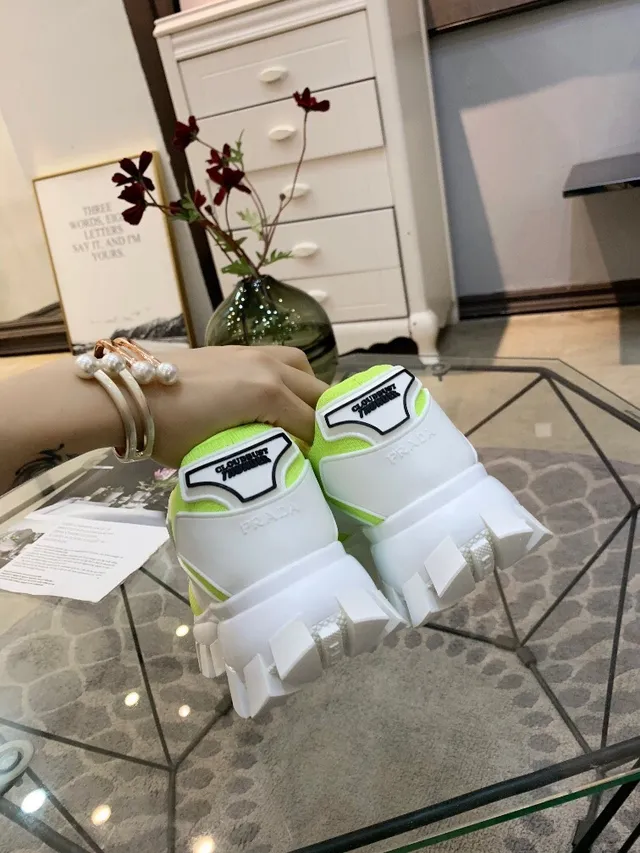 Balenciaga Vert Blanc Semelle plateforme Recouvrements géométriques Baskets chunky 3