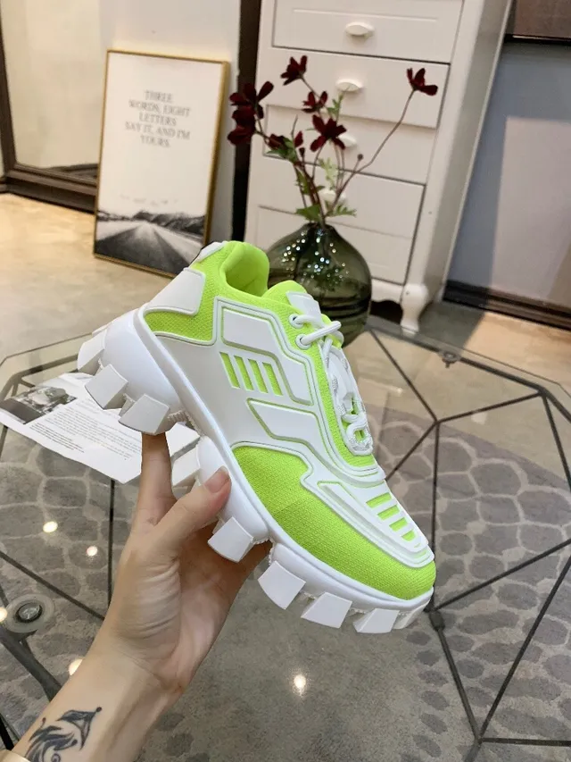 Balenciaga Vert Blanc Semelle plateforme Recouvrements géométriques Baskets chunky 4