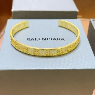 Balenciaga نقش اللوجو سوار كف ذهبي داخلي مظعول