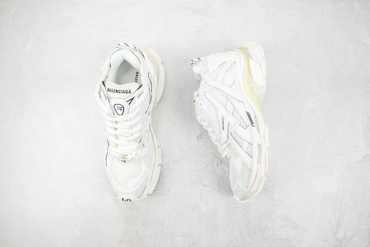 Balenciaga Runner White Chunky Sneakers 3