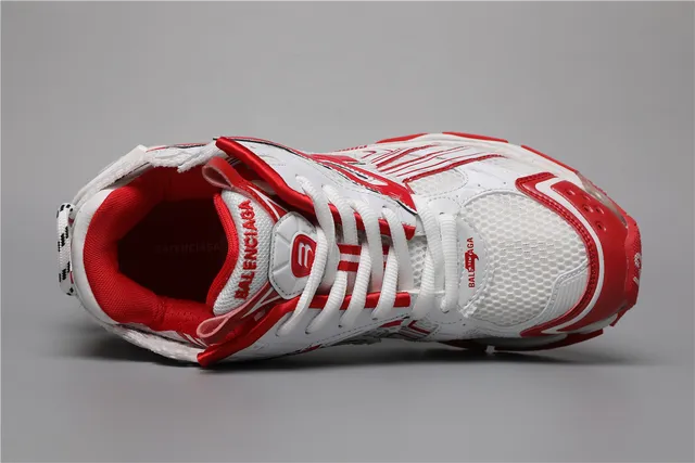 Balenciaga Runner blanc/rouge baskets épaisses 3