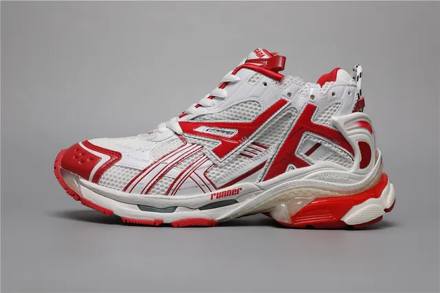 Balenciaga Runner blanc/rouge baskets épaisses 9