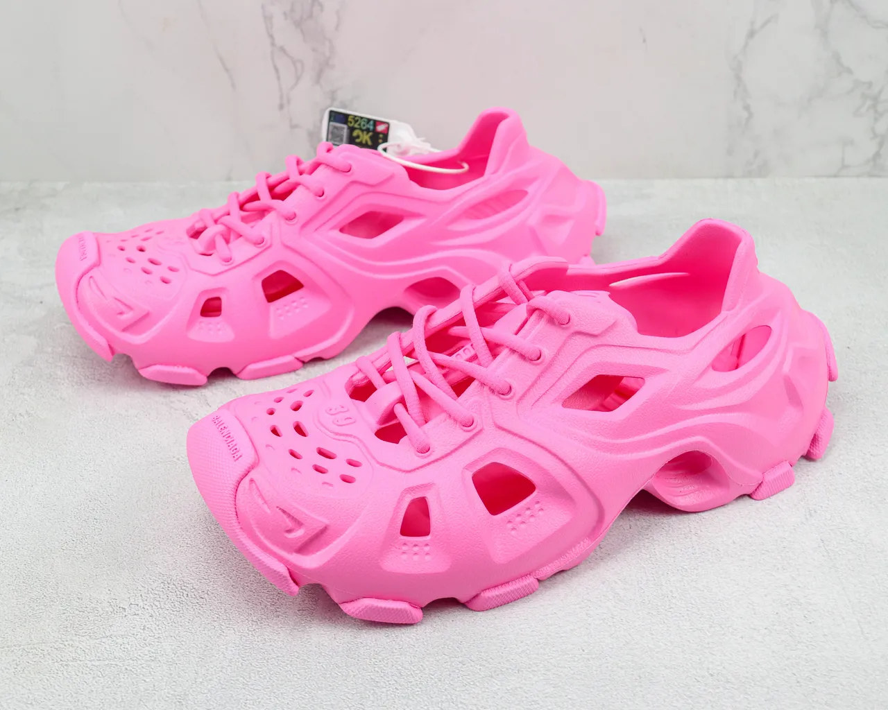 Balenciaga Speed Trainer zapatilla rosa chunky 4
