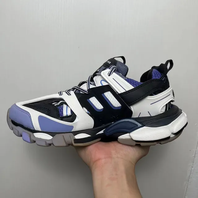 Balenciaga Track Sneaker White Black Purple Chunky Sneakers 2