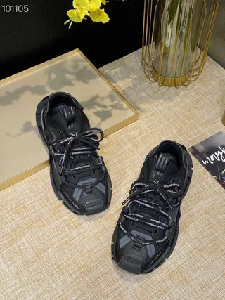 Balenciaga Track Trainer أحذية رياضية سوداء ثقيلة 2