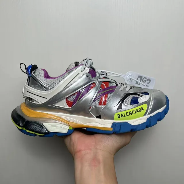 Balenciaga Track Trainer Multicolor Metallic Chunky Sneakers 1
