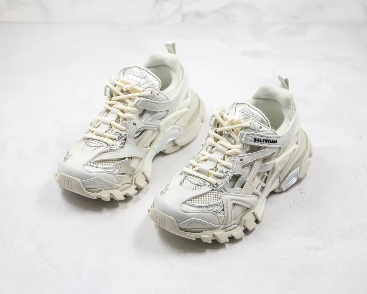 Balenciaga Track Trainer Off-White Chunky Sneakers 10