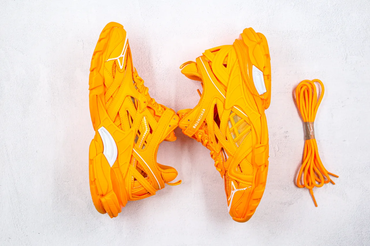 Balenciaga Track Trainer Zapatillas Chunky Naranja 7