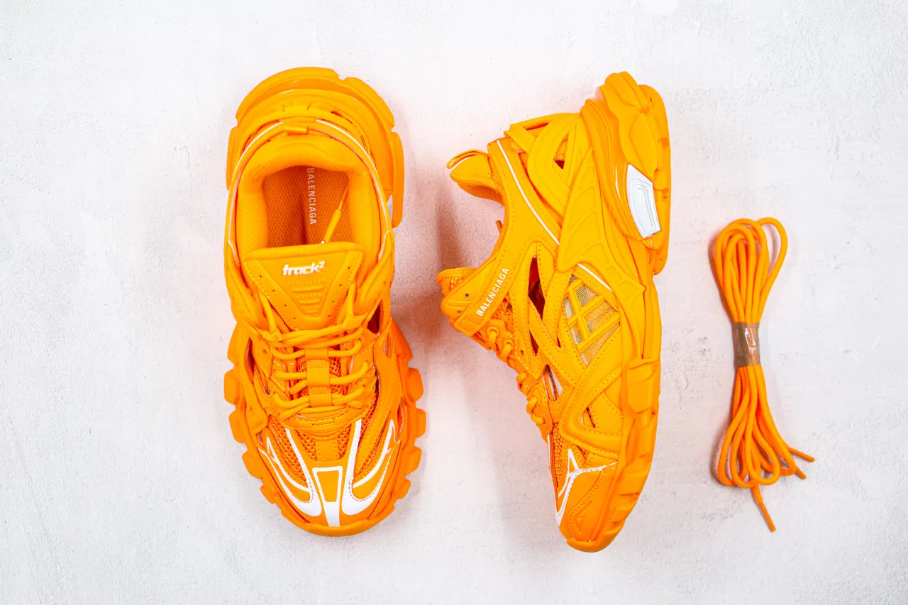 Balenciaga Track Trainer Zapatillas Chunky Naranja 8