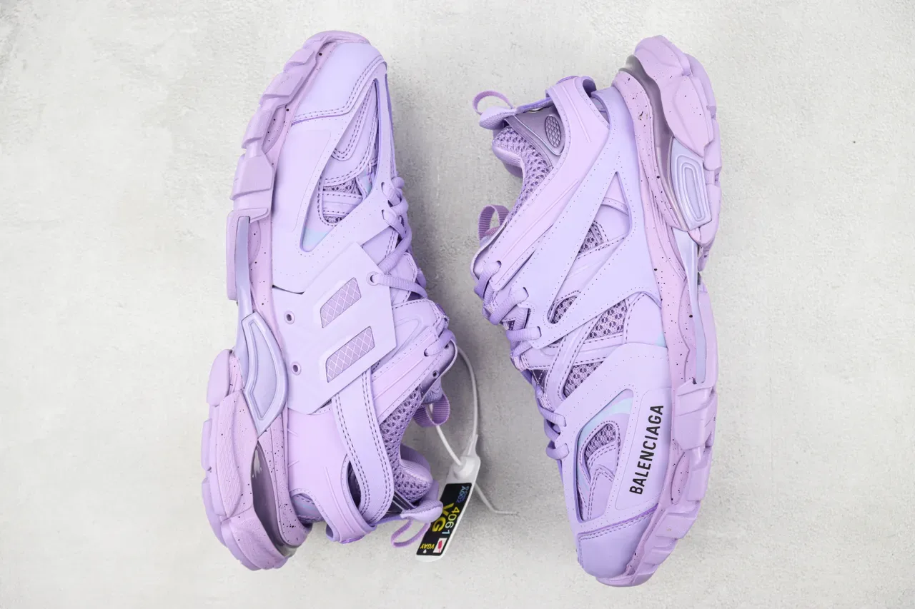 Balenciaga Track Trainer Purple Chunky Sneakers 2