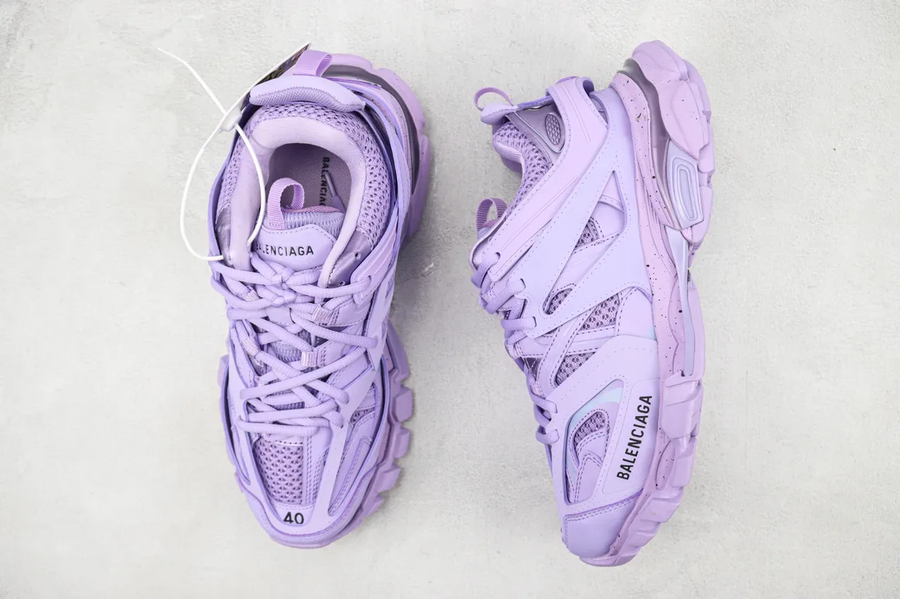 Balenciaga Track Trainer Purple Chunky Sneakers 3