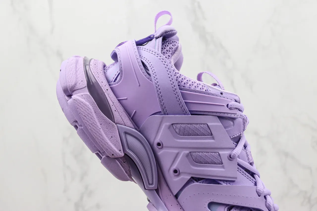 Balenciaga Track Trainer Purple Chunky Sneakers 5