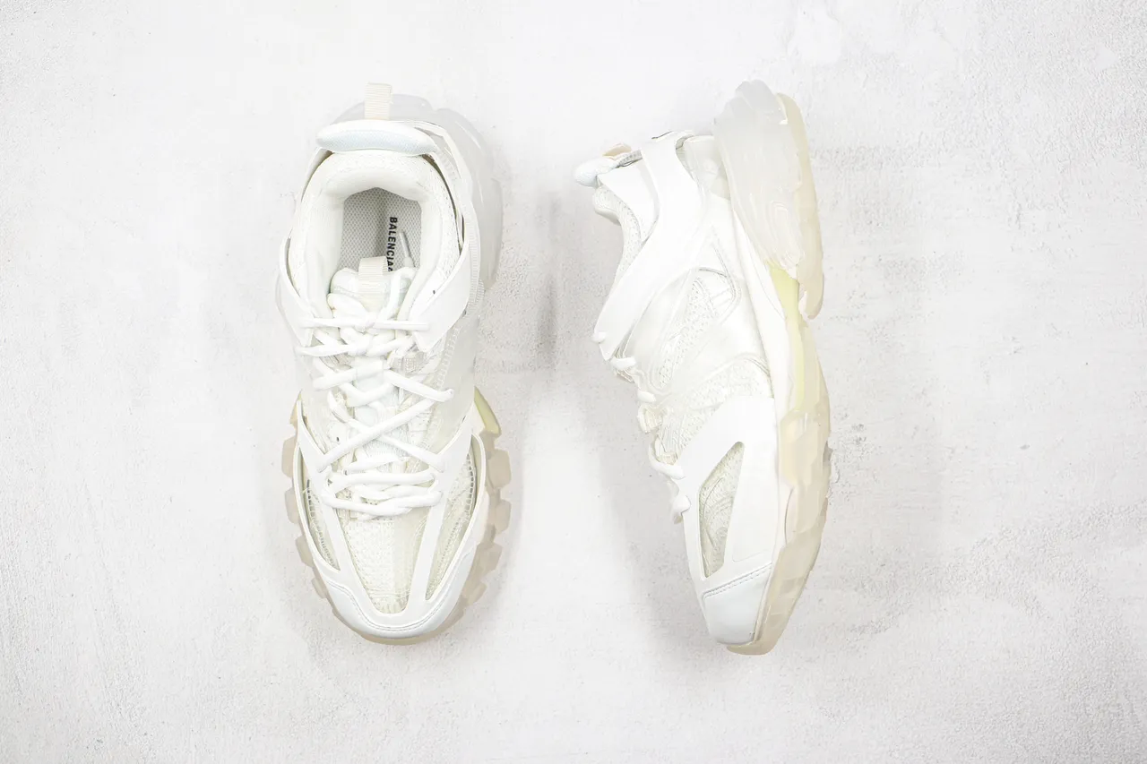 Balenciaga Track Trainer White Chunky Sneakers 8