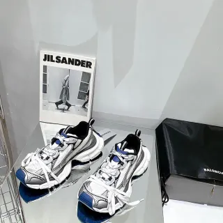 Balenciaga Track Trainer tênis chunky branco cinza preto azul