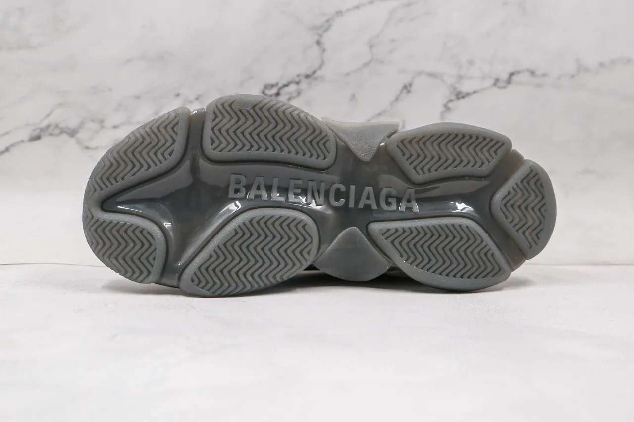 Balenciaga Triple S Gray Chunky Sneakers 3