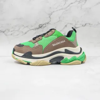 Balenciaga Triple S Verde Marrón Chunky Sneakers