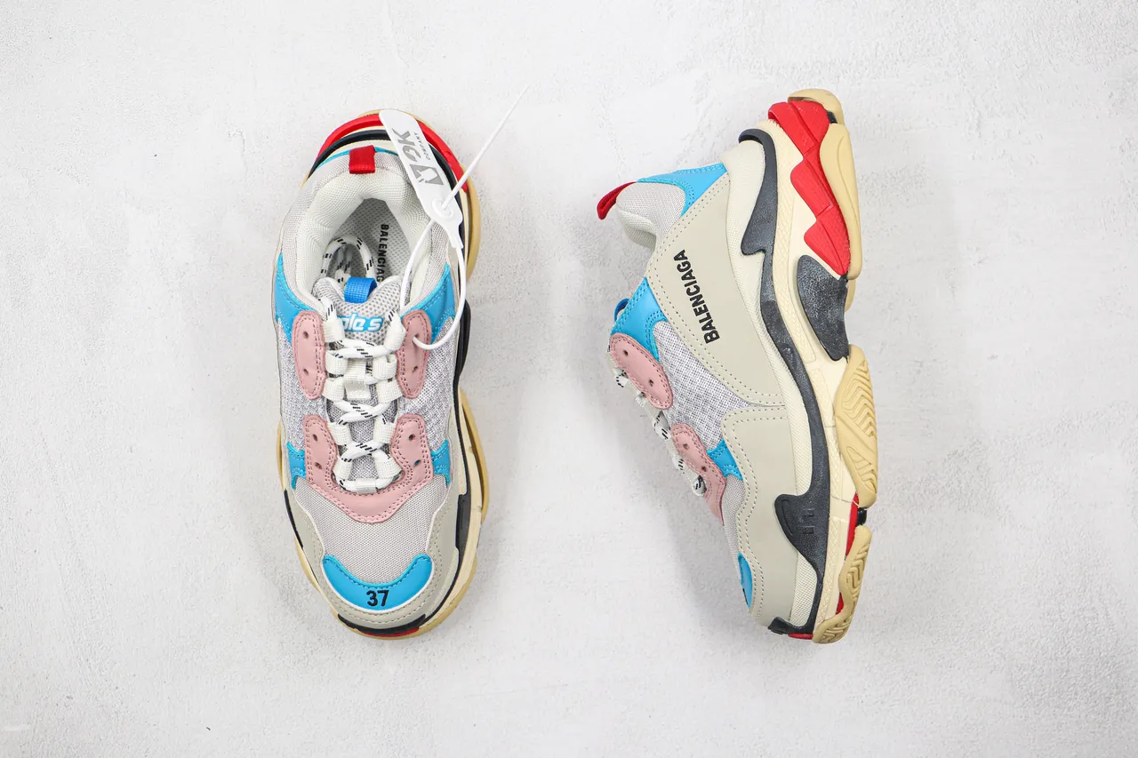 Balenciaga Triple S Multicolor Chunky Sneakers 9