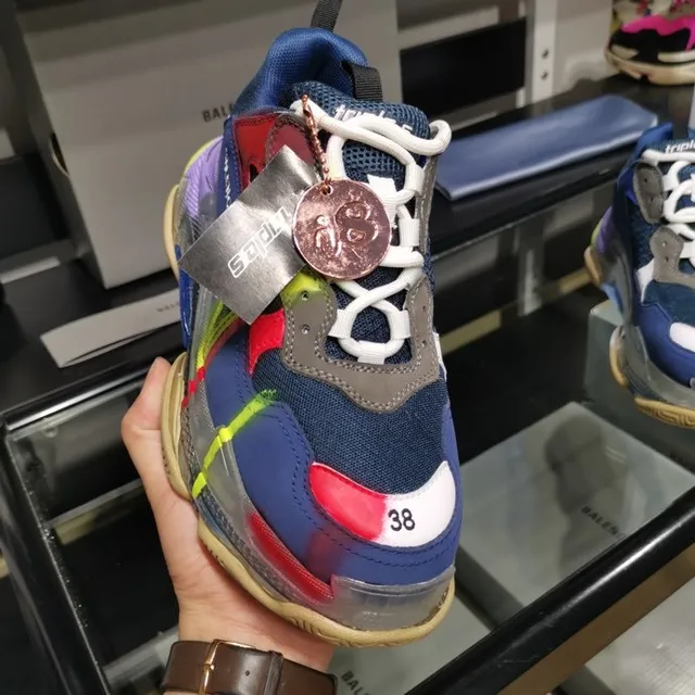 Balenciaga Triple S كانكي متعدد الألوان 4